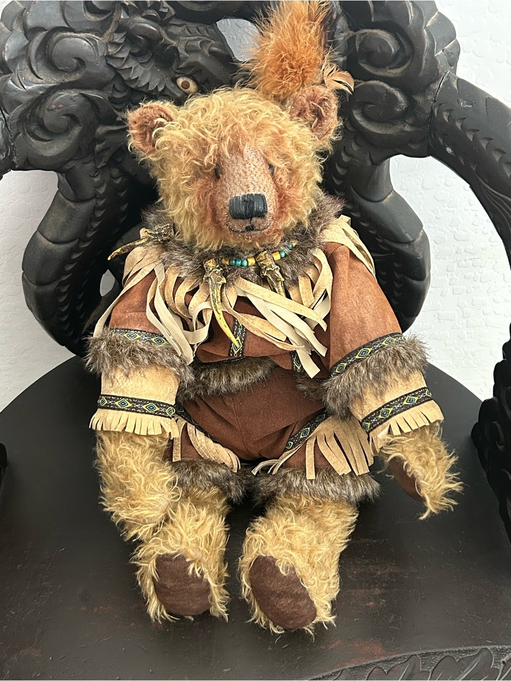 “Sharon Coen” Indian inspired mole hair bear